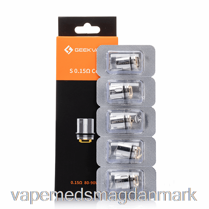 Vape Juice Geek Vape S Erstatningsspoler 0,15ohm S Mesh Coils